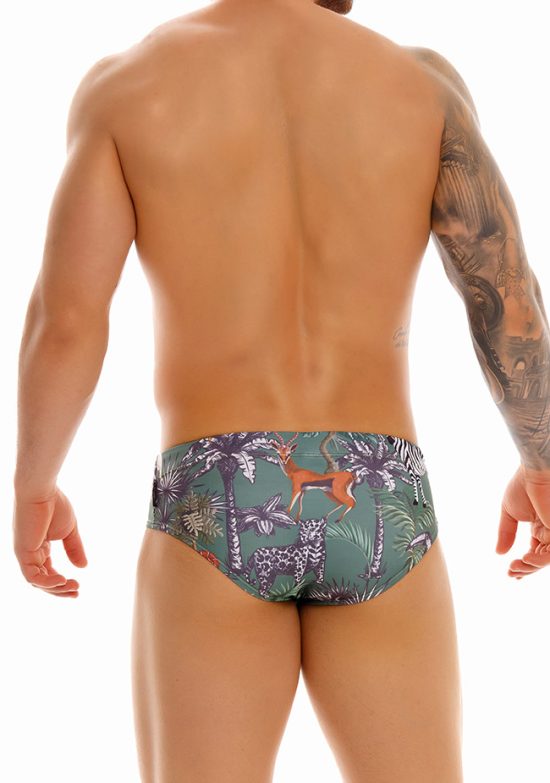 1433 JUNGLE SWIMWEAR BRIEF PRINTED