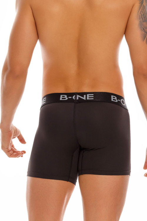 0015-1 CLASSIC LONG BOXER BLACK