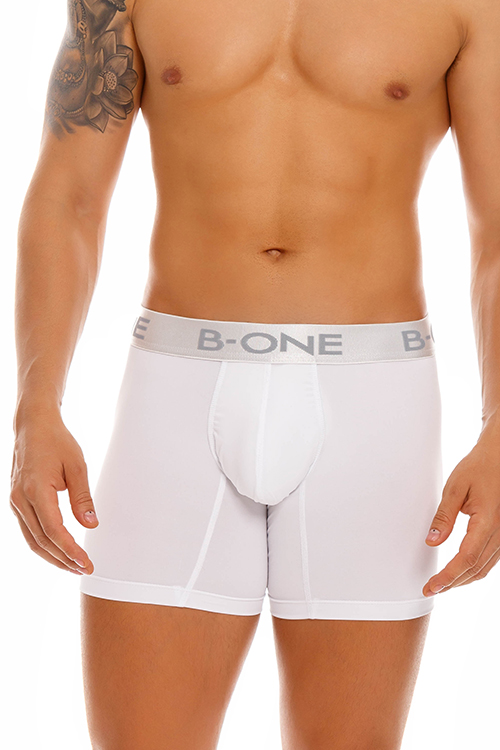 0015-1 CLASSIC LONG BOXER WHITE