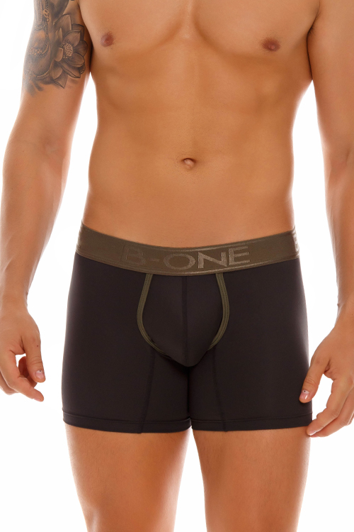 0016-1 MALIBU LONG BOXER BLACK