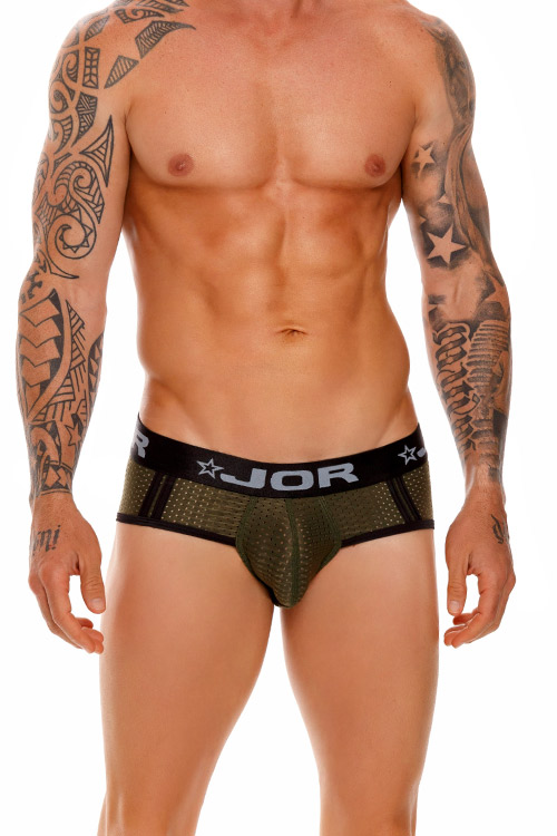 1636 ELECTRO BRIEF-JOCKS GREEN