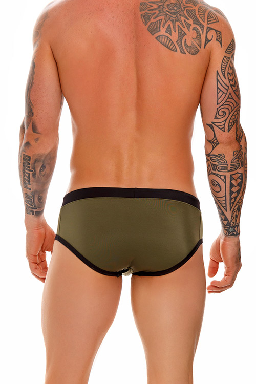 1676 OLIMPIC SWIM BRIEF GREEN