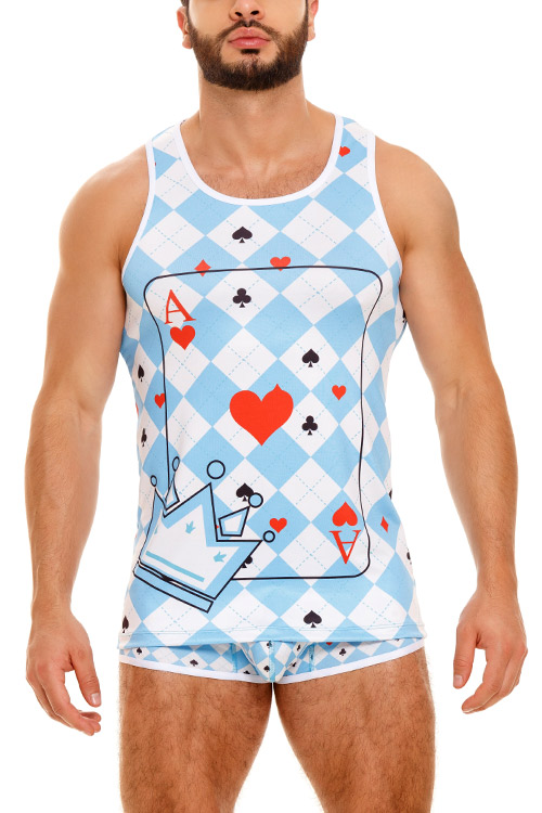 1766 KING TANK TOP  PRINTED