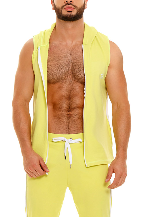 1812 OLYMPUS HOODIE TANK TOP LEMON